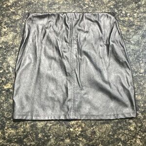 Windsor Shimmering Silver Mini Skirt